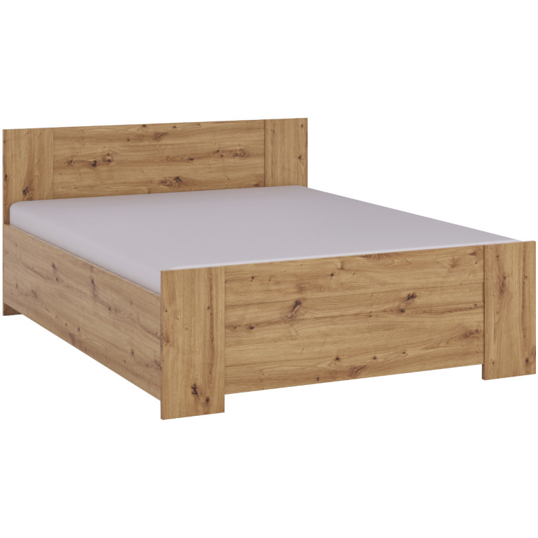 ágy tárolóval 160 200 boney bo02 tölgyfa artisan