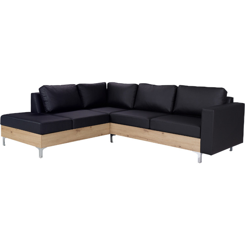 Orlean Wood Soft 11 tölgyfa Artisan sarokkanapé bal oldali